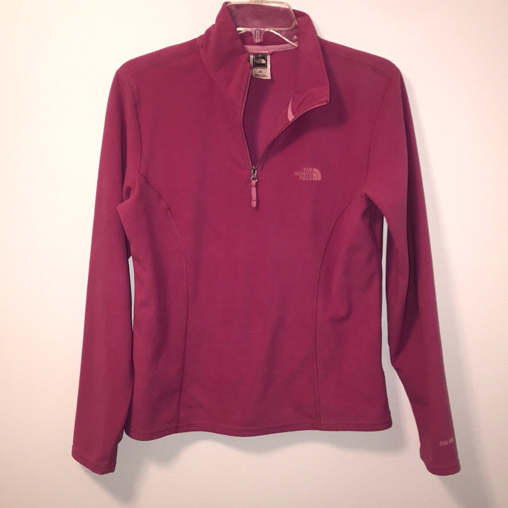 North Face pink pullover